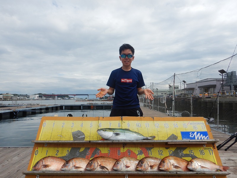 9月12日(金)釣果情報＆ご利用案内 | 城ケ島海上釣り堀J'sフィッシング